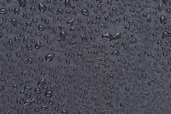 Water drops on black background. Black abstract background