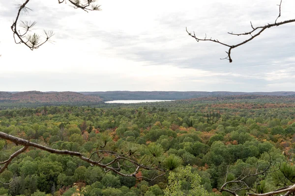 Vista Sobre Parque Nacional Del Algonquín Otoñal Ontario Canadá —  Fotos de Stock