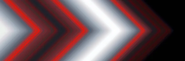Flèche Rouge Blanche Noire Abstraite Illustration Fond Futuriste Moderne — Photo