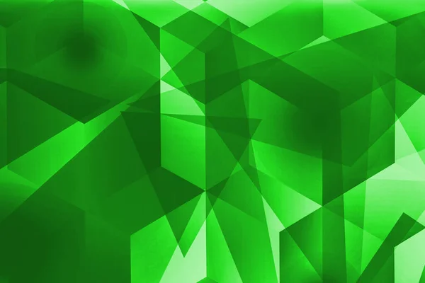 Sfondo Poligonale Moderno Verde Design Grafico Minimale Modello Poligonale Verde — Foto Stock