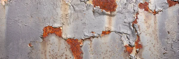 Σκουριασμένος Μεταλλικός Τοίχος Μεταλλική Επιφάνεια Σκουριασμένο Φόντο — Φωτογραφία Αρχείου