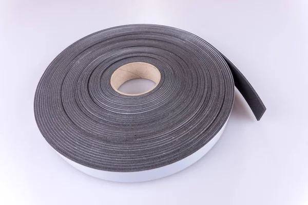Gray Roll Adhesive Tape Seal — Stock Photo, Image