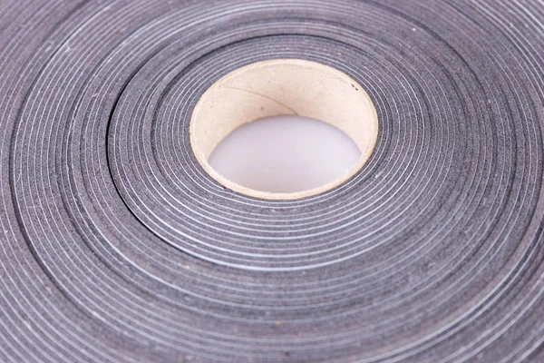 Gray Roll Adhesive Tape Seal — Stock Photo, Image