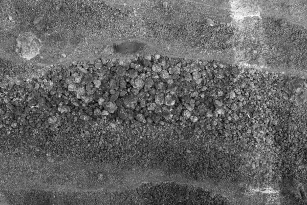 Крупный План Темно Каменного Фона Черный Грубый Камень Текстура Фон — стоковое фото