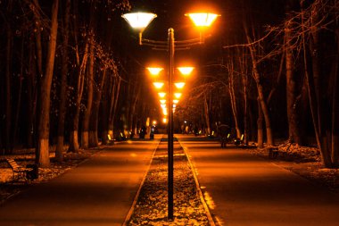 Parktaki geyik heykeli.