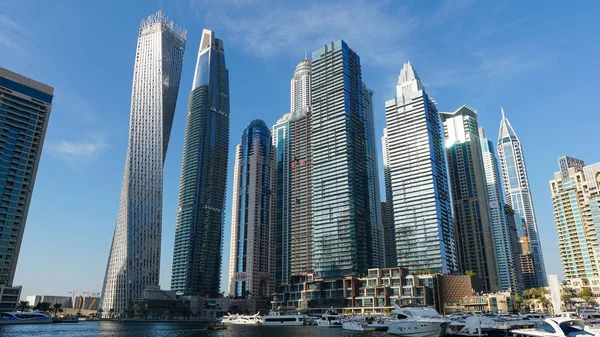 Day View Luxurious Dubai Marina Uae Taken Bright Sunny Day — Stock Photo, Image