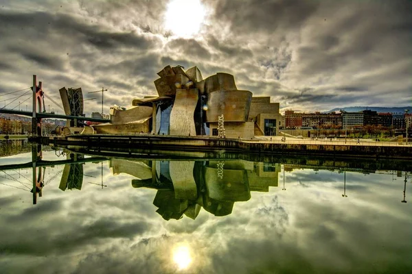 Guggenheim. Bilbao. Spanje. Stockfoto