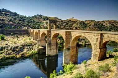 Roma köprüsü Alcantara. Caceres. İspanya.