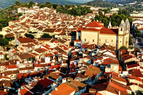 Übersicht über castelo de vide. portugal. — Stockfoto