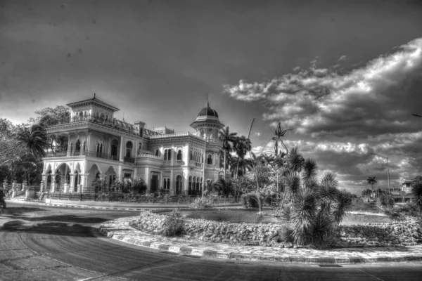 Modernes Gebäude Kolonialstil Der Kubanischen Stadt Cienfuegos 2005 Von Der — Stockfoto