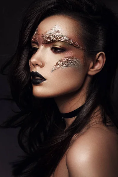 Futuristic make up — Stock Photo, Image