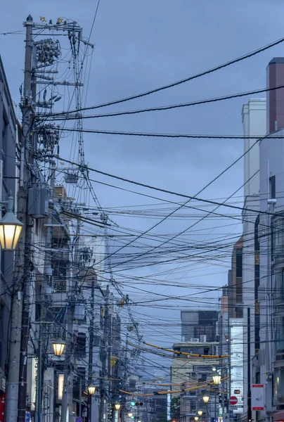 大都市の電気 — ストック写真