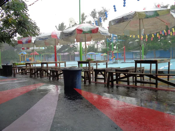 Kediri Melta Watererland East Java Indonesien November 2019 Das Schwimmbad — Stockfoto