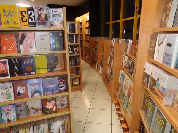 Kediri Java Oriental Indonesia Noviembre 2019 Librería Tienda Libros Gramedia — Foto de Stock