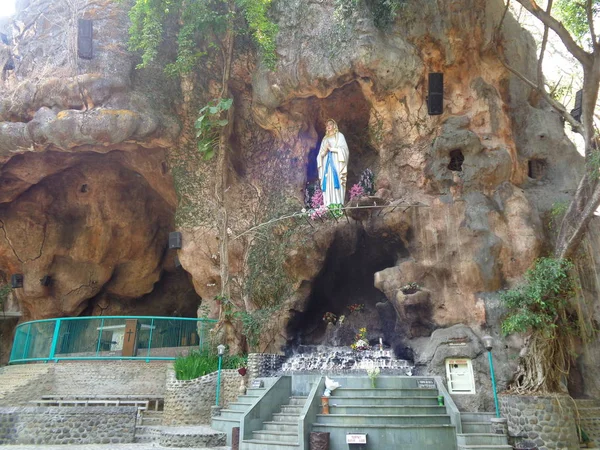 Kediri Oost Java Indonesië November 2019 Unieke Beroemde Kerk Poh — Stockfoto