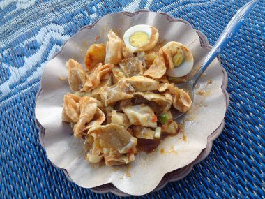 Somay Bandung, Endonezya mutfağı sokak yemekleri. Vejetaryen yemeği. - Görüntü