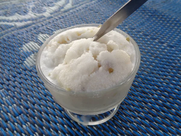 Морозиво Індонезійський Стиль Кухня Морозиво Вуличний Каракуль Смачний Солодкий Зображення — стокове фото