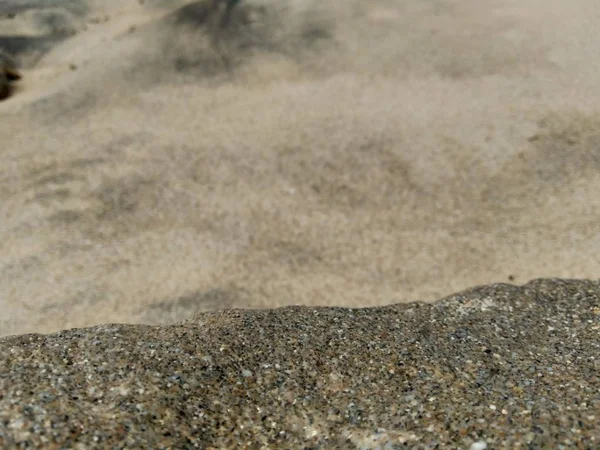 Areia Água Rocha Fundo Natural — Fotografia de Stock