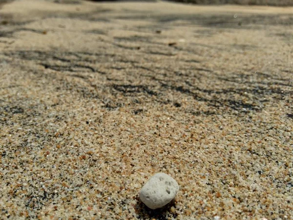 Areia Água Rocha Fundo Natural — Fotografia de Stock