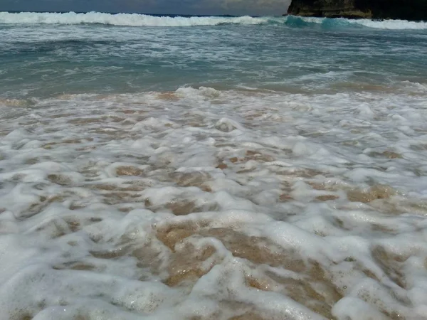 Ola Arena Hermosa Playa — Foto de Stock