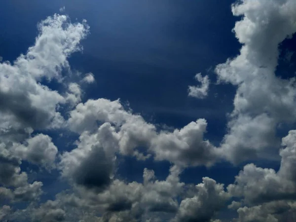 Blue Sky White Soft Background — Stock Photo, Image