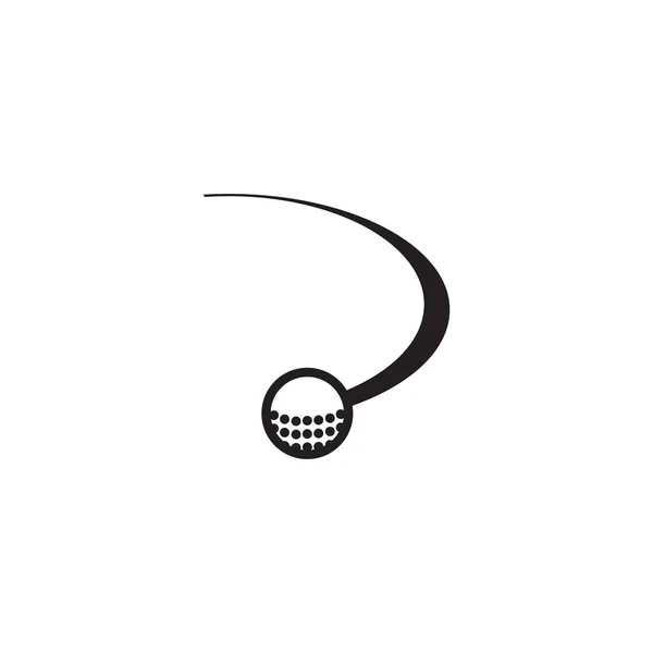 Logo de golf icono diseño inspiración plantilla — Vector de stock