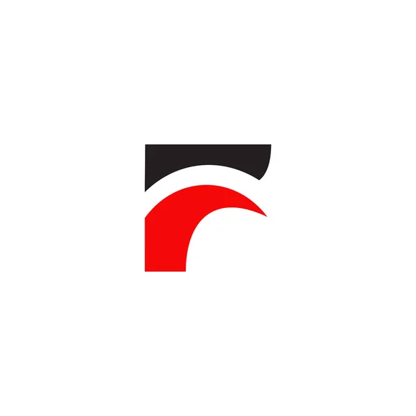 F lettre initiale icône logo modèle de conception — Image vectorielle
