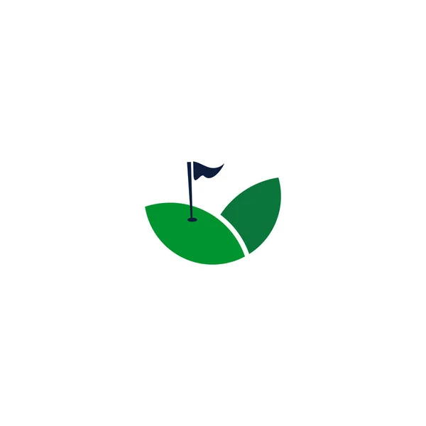 Golf Logo Symbol Design Vektor Vorlage — Stockvektor