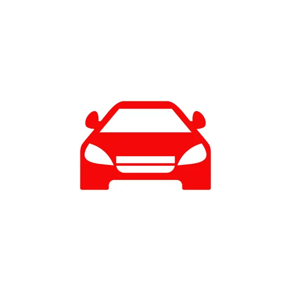 Automotive logo design with using car icon frontview