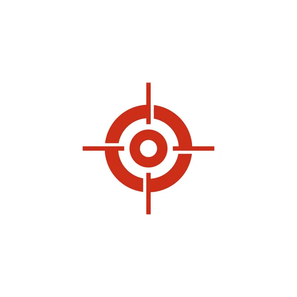 Target point icon logo design vector template