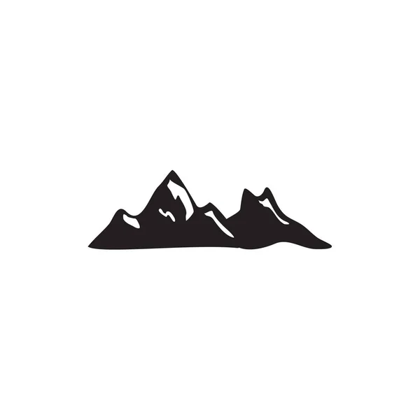 Berglandschaft Ikone Logo Design — Stockvektor