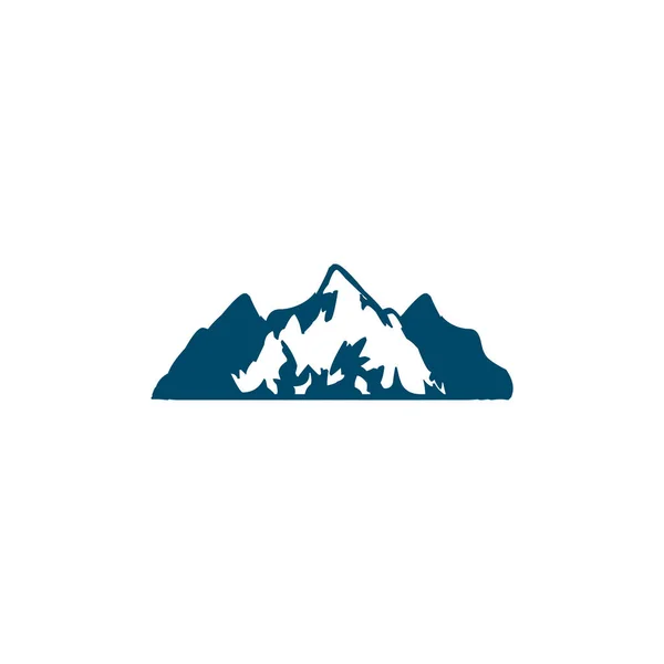 Montanha paisagem ícone logotipo design — Vetor de Stock