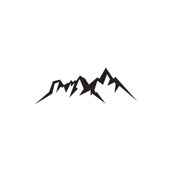 Diseño del logo del icono del paisaje de montaña — Vector de stock