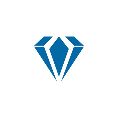Elmas logo tasarımı ilham vektörü şablonu