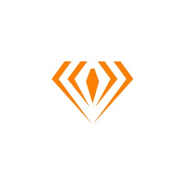 Elmas logo tasarımı ilham vektörü şablonu