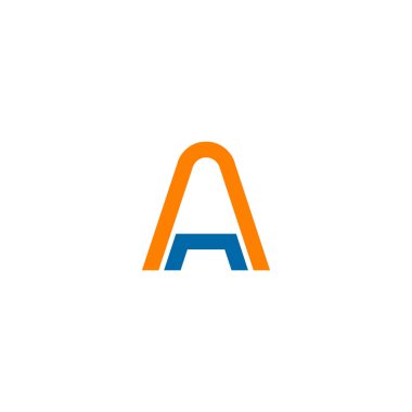 İlk simge logo tasarım şablonu