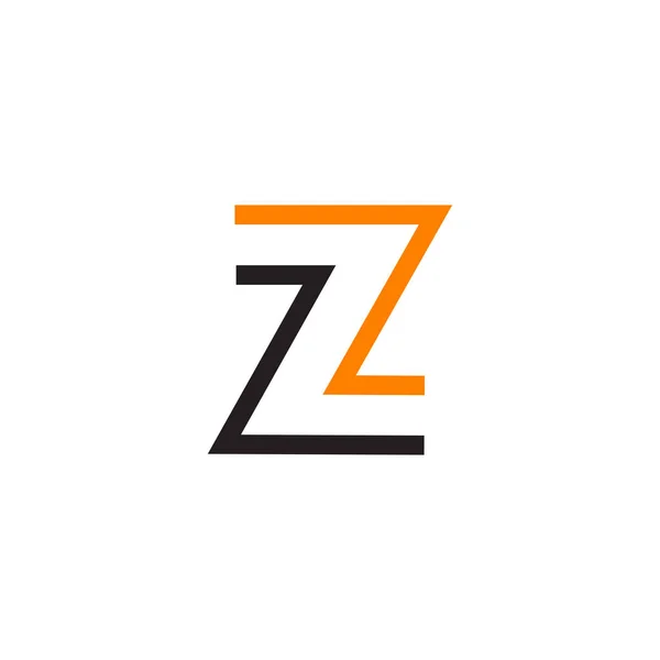 Z carta icono inicial logotipo diseño vector plantilla — Archivo Imágenes Vectoriales