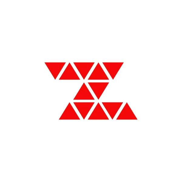 Z bokstav första ikonen logotyp design vektor mall — Stock vektor