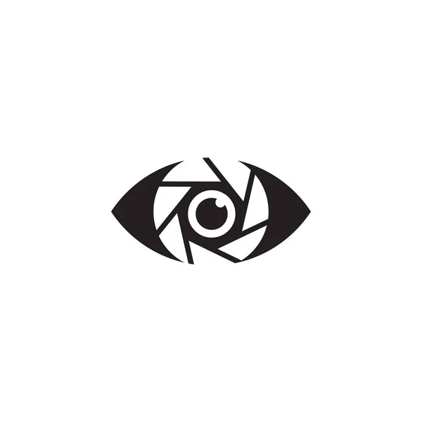 Oogpictogram logo ontwerp vector template — Stockvector