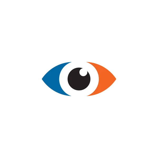 Modelo de vetor de design de logotipo de ícone de olho — Vetor de Stock