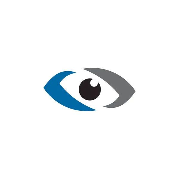 Modelo de vetor de design de logotipo de ícone de olho — Vetor de Stock