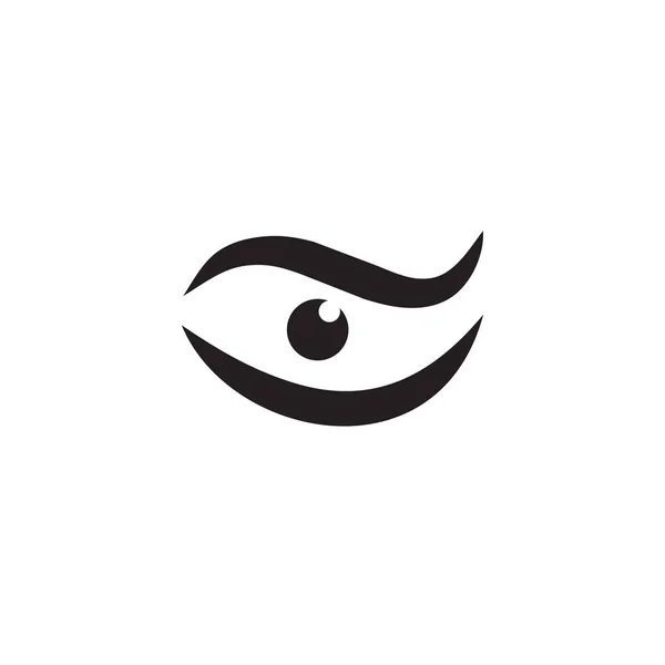 Oogpictogram logo ontwerp vector template — Stockvector