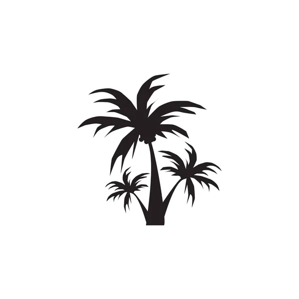 Kokosnussbaum-Symbol Logo Design Vektor-Vorlage — Stockvektor