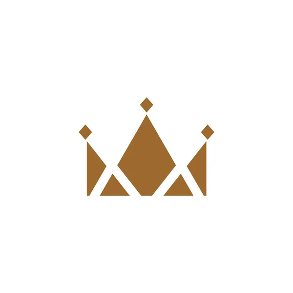Luxe kroon pictogram ontwerp vector template — Stockvector