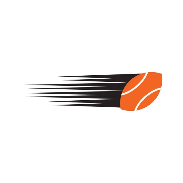 Rugby spor logosu tasarım ilham vektörü şablonu — Stok Vektör