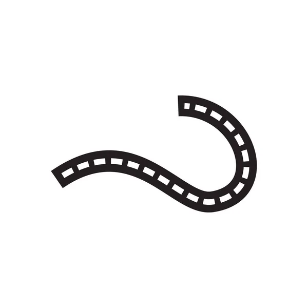 Film vagy filmkészítő cég logó design vektor sablon — Stock Vector