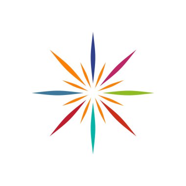 Havai fişek hafif vektör resimleme şablonu