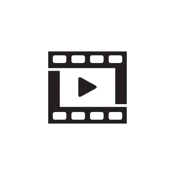 Векторный шаблон логотипа кинокомпании или кинокомпании — стоковый вектор