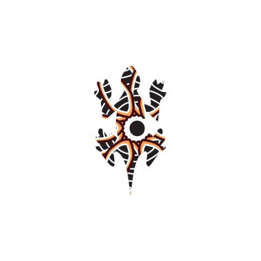 Kertenkele logosu dizaynı Aborjinler gibi