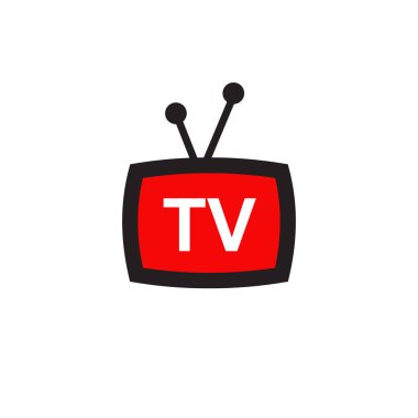TV kanalı program simgesi logo tasarım şablonu